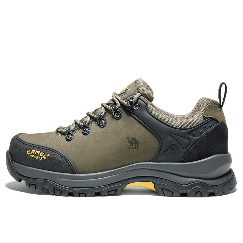 Golden Camel Leather Men's Shoes Outdoor Hiking Shoes for Men Breathable Sports Trekking Shoes Male Sneakers for Men Waterproof