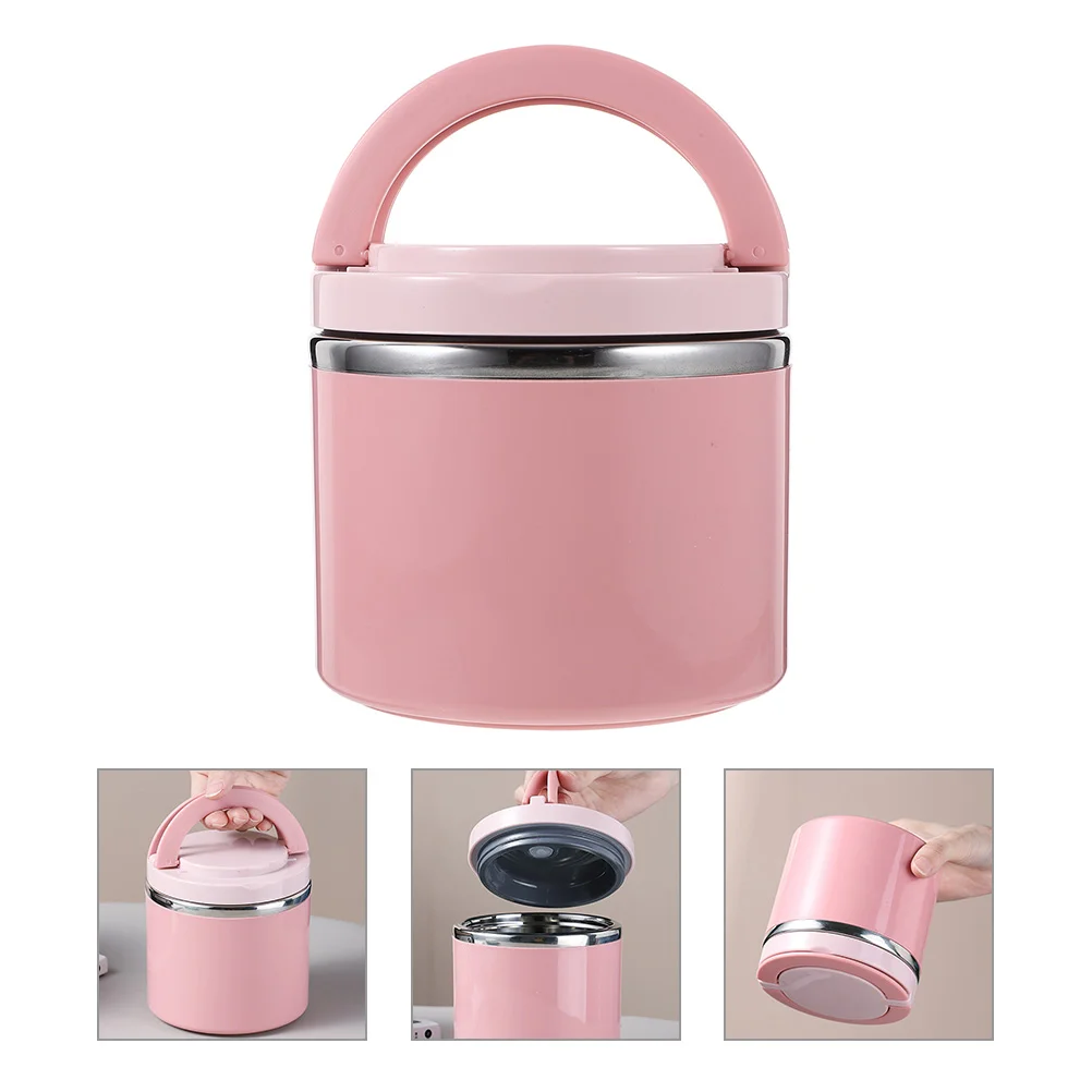 

Breakfast Cup Cups Stainless Steel Containers Lids Insulated Soup Food Convenient Porridge Leakproof Insulation