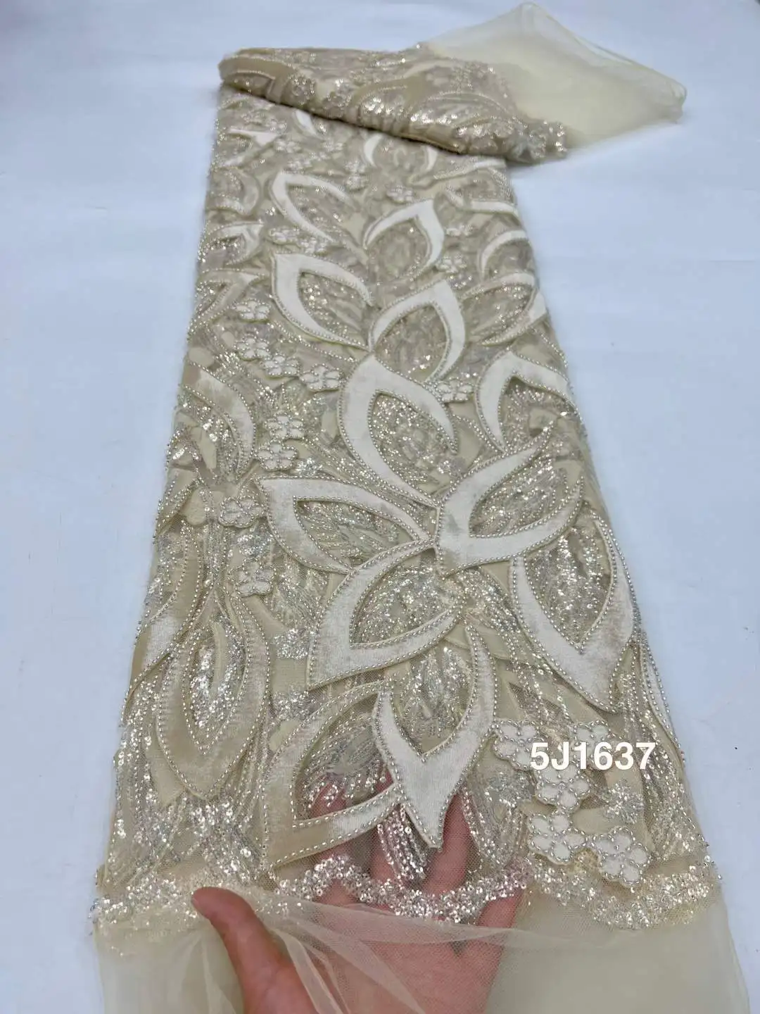 Роскошное кружевное кружево 2024 для женщин африканская Бархатная Вышивка в