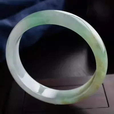 Ювелирные изделия zheru браслет из натурального бирманского нефрита 54 мм-62 мм