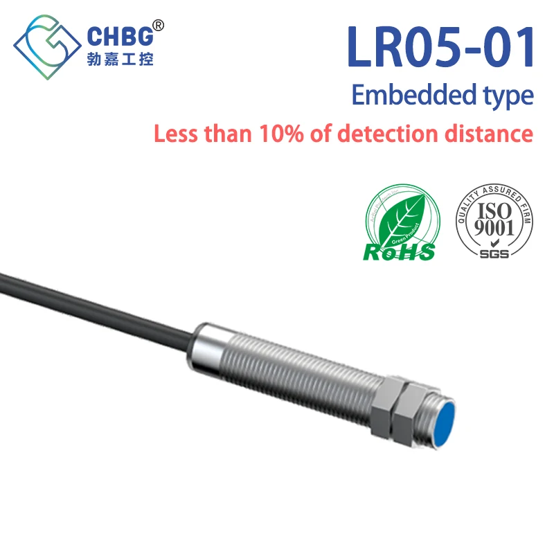 Миниатюрный Индуктивный бесконтактный переключатель CHBG серии M5 с расстоянием