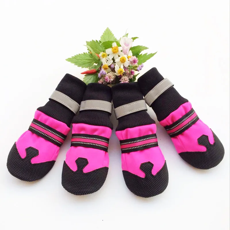 

4pcs Pet Dog Shoes Overshoes Socks Large Dogs, Indoor and Outdoor Anti Slip Soft Soled Shoes Pet Products