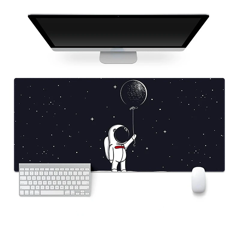 

Large Gaming Mouse Pad Deskpad Office Desks Computer Keyboard Mat Cute Planet Deskpad Non-Slip Thickened Rubber Table Mat