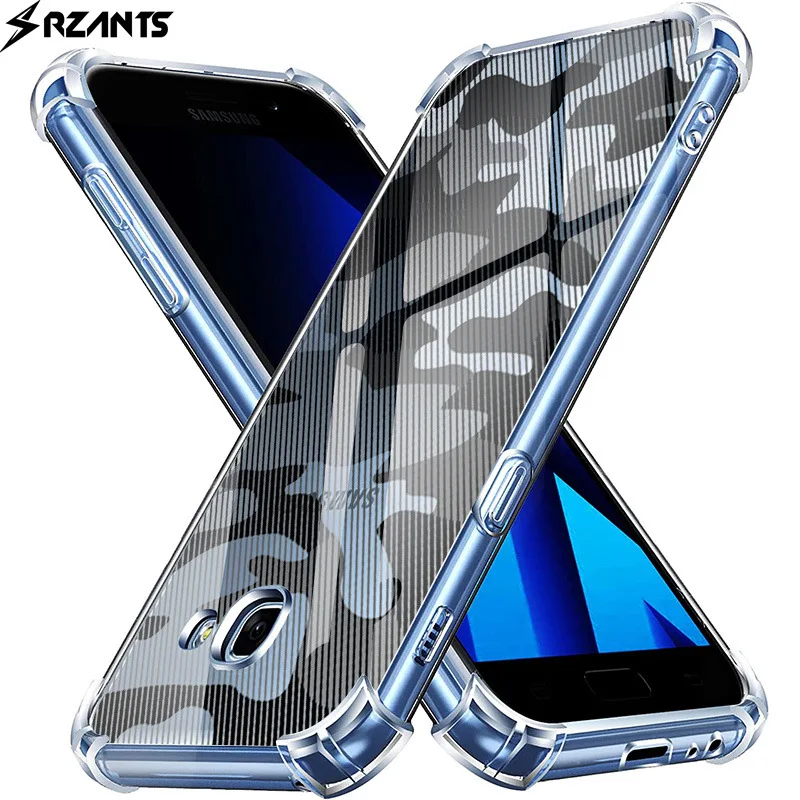 

Case for Samsung A5 2017 Mobile Phone Case Translucent Four Corners Anti-fall