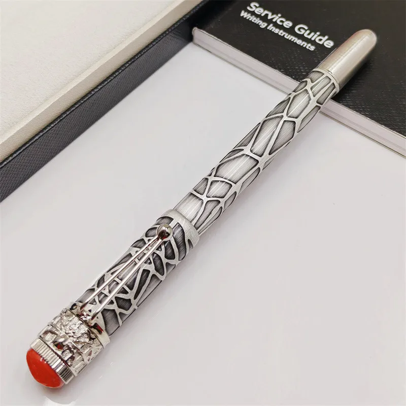 

Роскошные шариковые ручки с серым, красным, черным пауком для награждения, шариковые ручки, канцелярские принадлежности для письма, подарок, офисные принадлежности со звездой