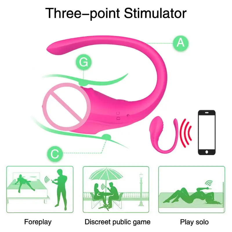 U-образный фаллоимитатор электронный минет управляемый - Цена: 710.84