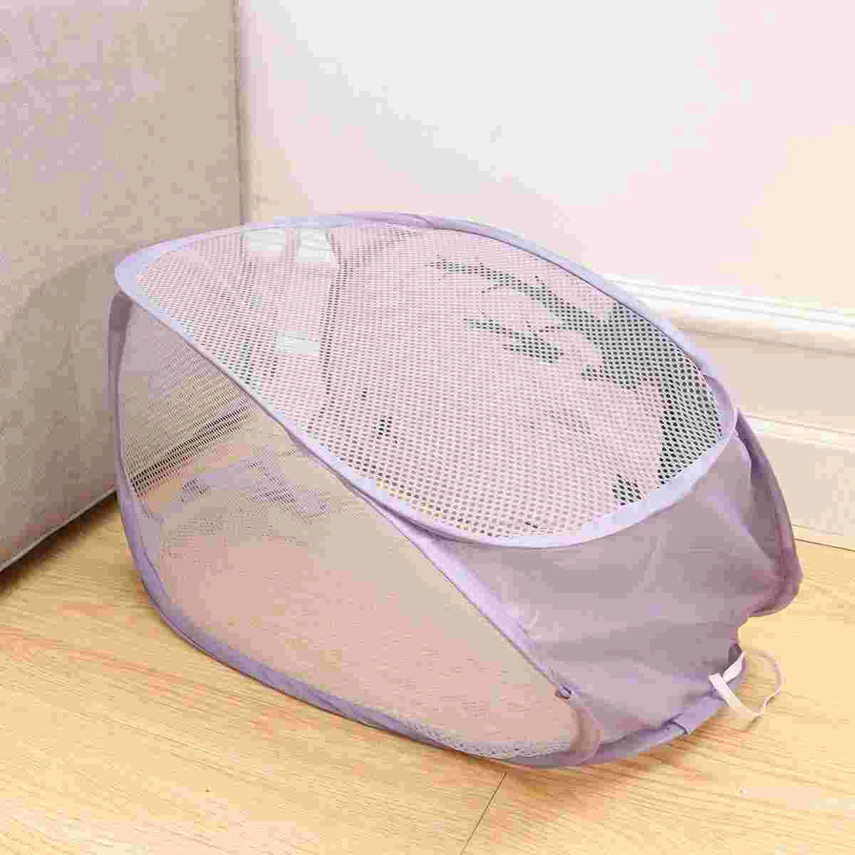 

1PC Foldable Cartoon Laundry Bag Dirty Clothes Storage Container Large Household Laundry Basket Mesh Bucket (Rabbit Pattern)