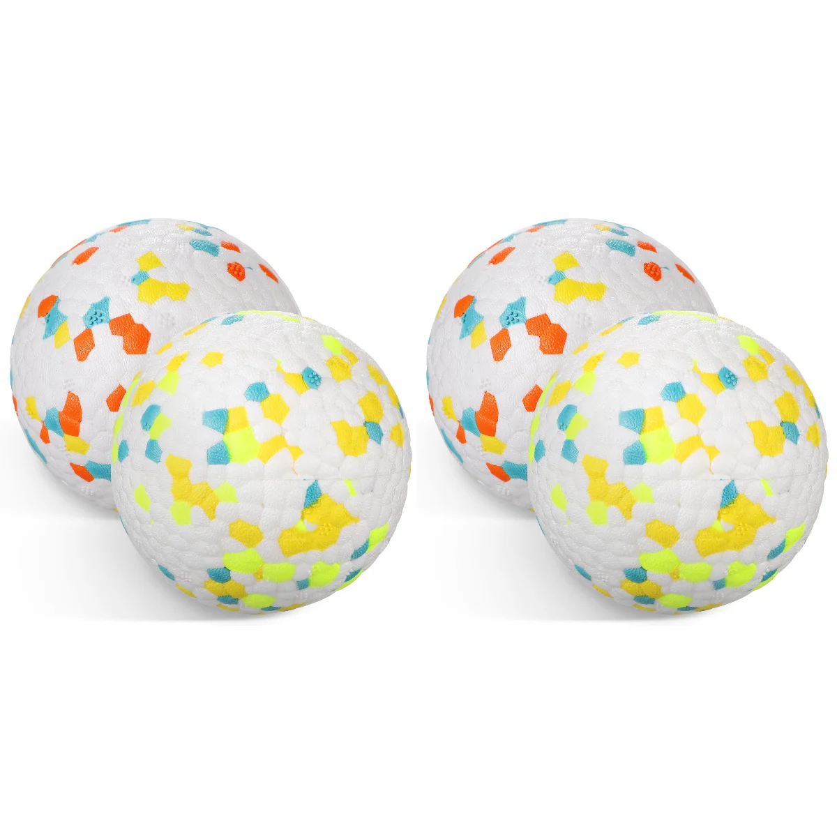 

4 Pcs Indestructible Dog Indestructible Dog For Aggressive Chewers Dog Balls For Medium Dogs for Chewing Dog Teething