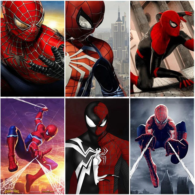 

Набор для алмазной вышивки «Человек-паук», 5D