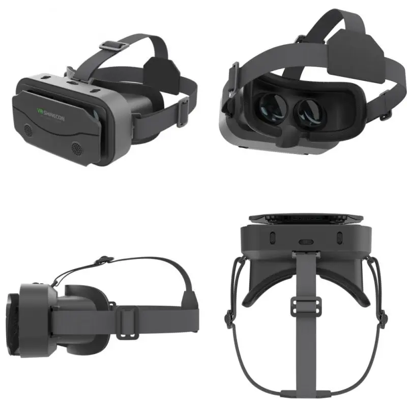 

VR Glasses Virtual Reality Headset 3D Devices Viar Helmet Goggles Lenses Smart For Phone Smartphones Mobile Viewer Hedset Gogle