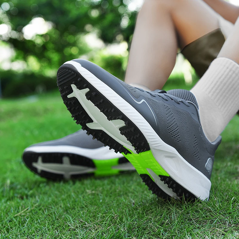 Men Golf Shoes Professional Spikes Golfer Sport Women Athletics Golf Sneakers Golfing Shoes Walking Sneakers