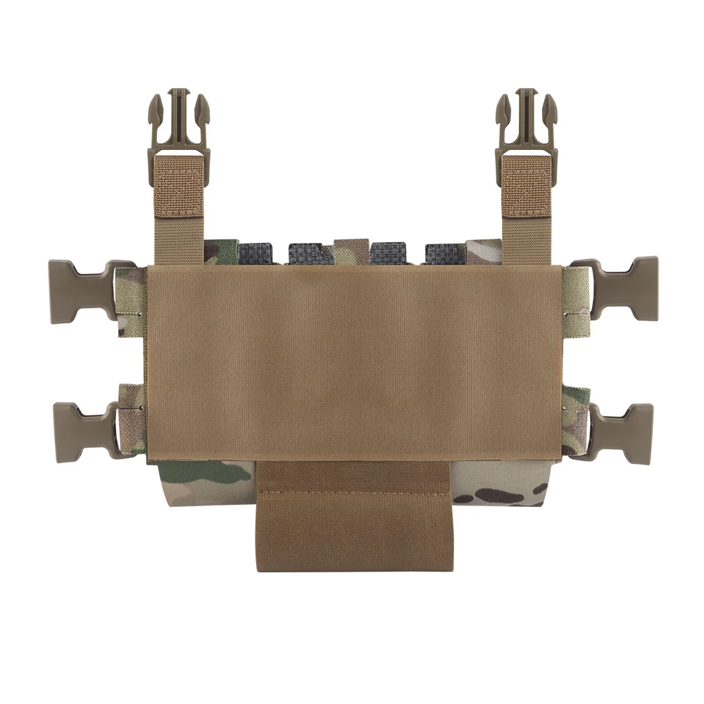 Фото OPHIDIANTAC MOLLE 5.56 Трехсекционный подсумок для магазинов с заменяемой крышкой, подходит для бортовой системы крепления на нагрудный ремень. №5