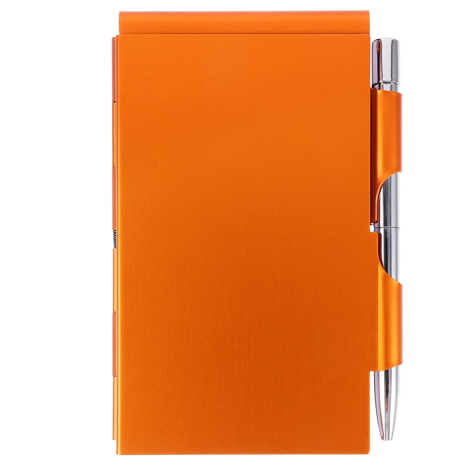 

Clamshell Notebook Small Notepad Pocket Creative Write Pads Pen Tearable Metal Memo Holder To do list Notebooks