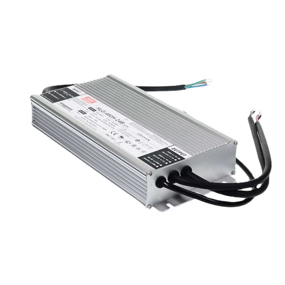

Original Taiwan Meanwell 480W LED Switching Power Supply HLG-480H-24B/36B/42B/48B/54B Constant Voltage & Current LED Driver