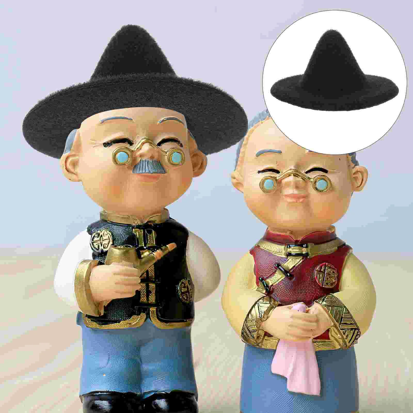 3 шт. мини-шляпа волшебника милые аксессуары ремесленные украшения крошечные