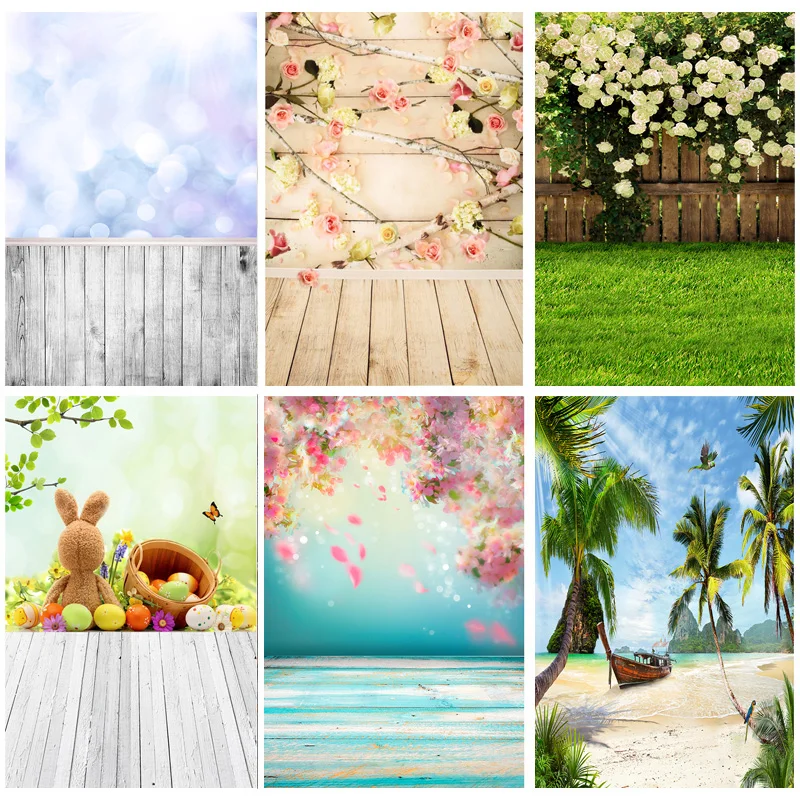 

SHUOZHIKE Art Fabric Photography Backdrops Props Flower Board Festival Party Theme Photo Studio Props ZLST-01