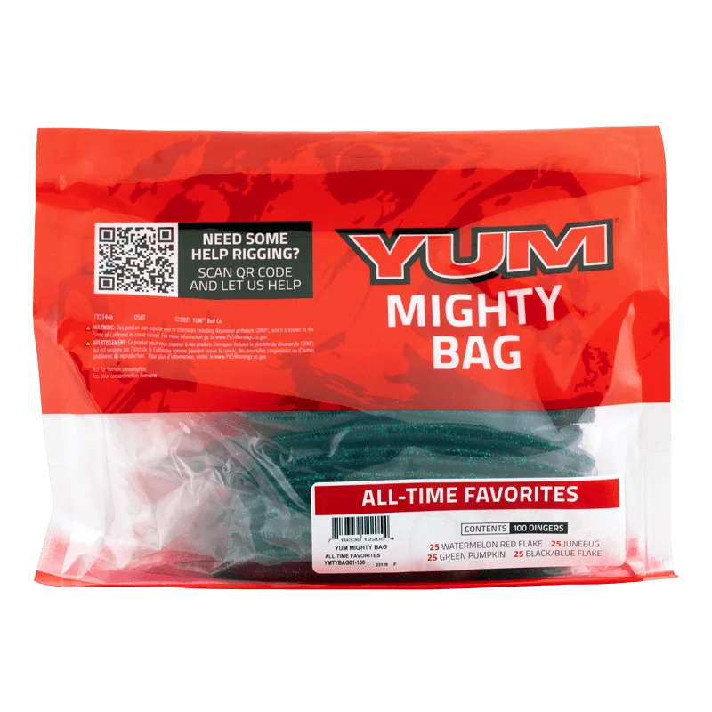 

100 Count All Time Favorites Soft Baits