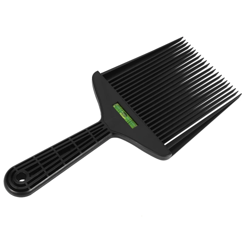 

Flat Wide Tooth Hair Comb With Level Instrument Dyeing Coloring Pigment Mixing Coating Pro Barber Hairstyling Brush Tool