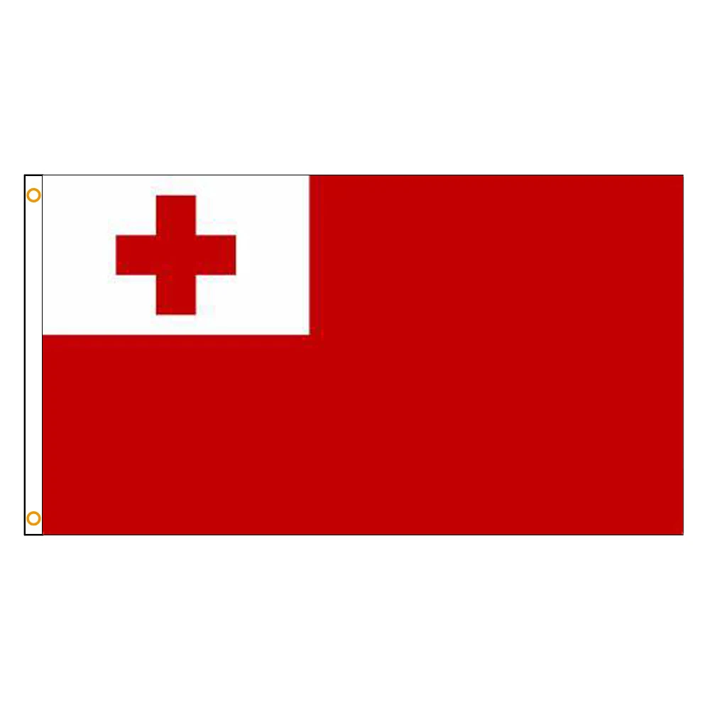 

90x150 см Флаг Tonga для помещений и улицы для украшения
