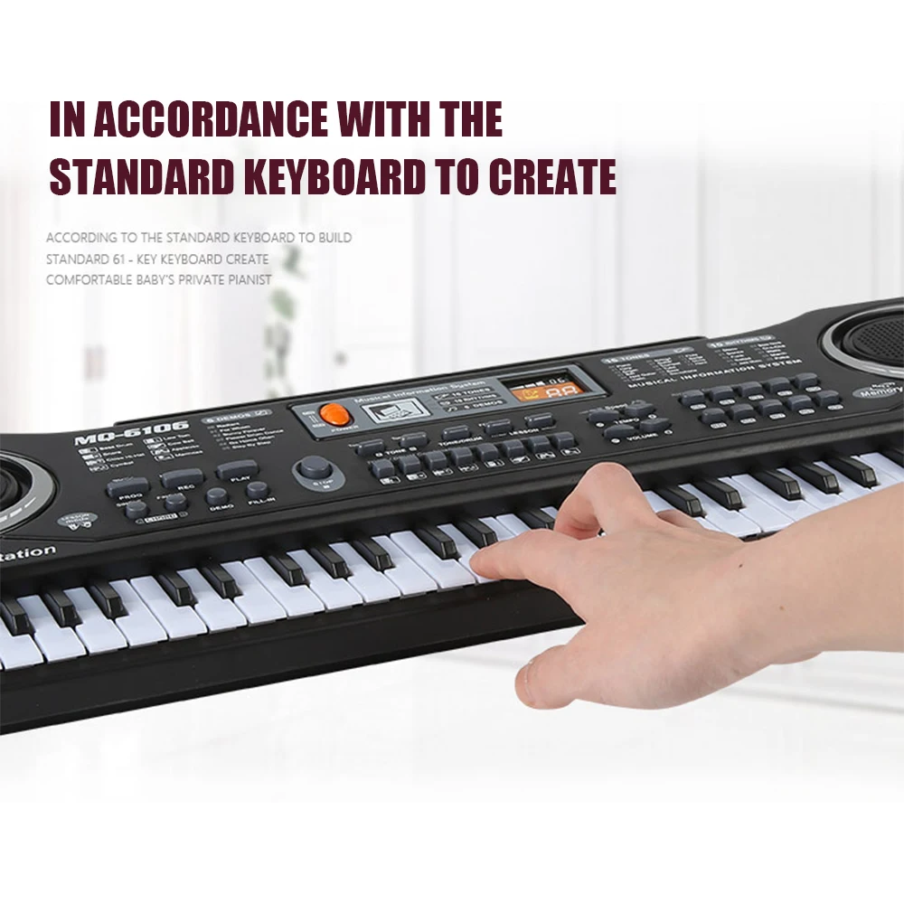 61 клавиша USB электронный орган цифровая клавиатура пианино электронное
