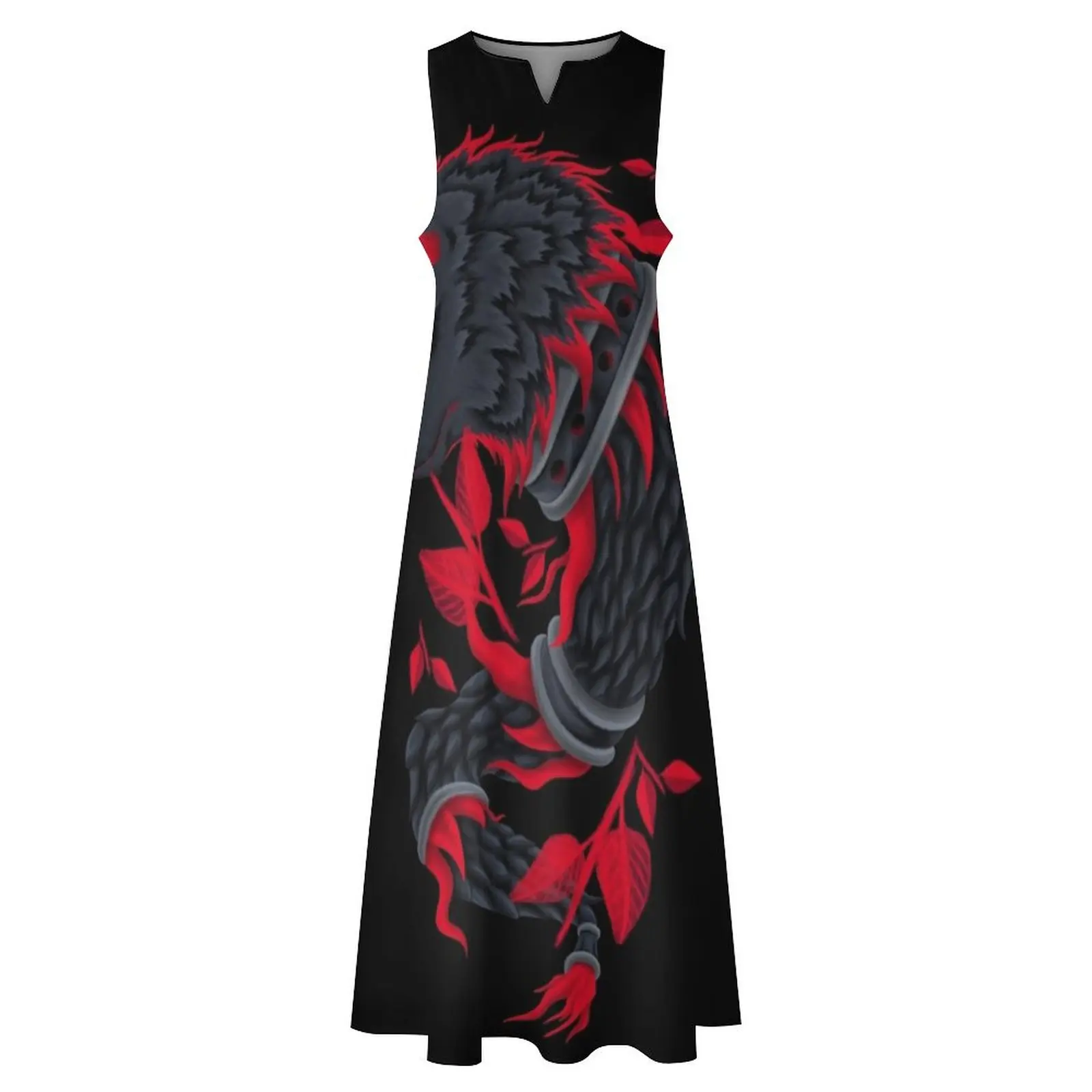 Dacian Draco Long Dress летние платья элегантное платье