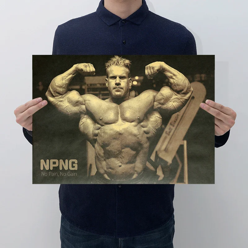 

Nostalgic Retro Vintage Kraft Paper Posters Strength Muscle Man Wall Art Decor Coffee Room Home Decoration Painting Aesthetic
