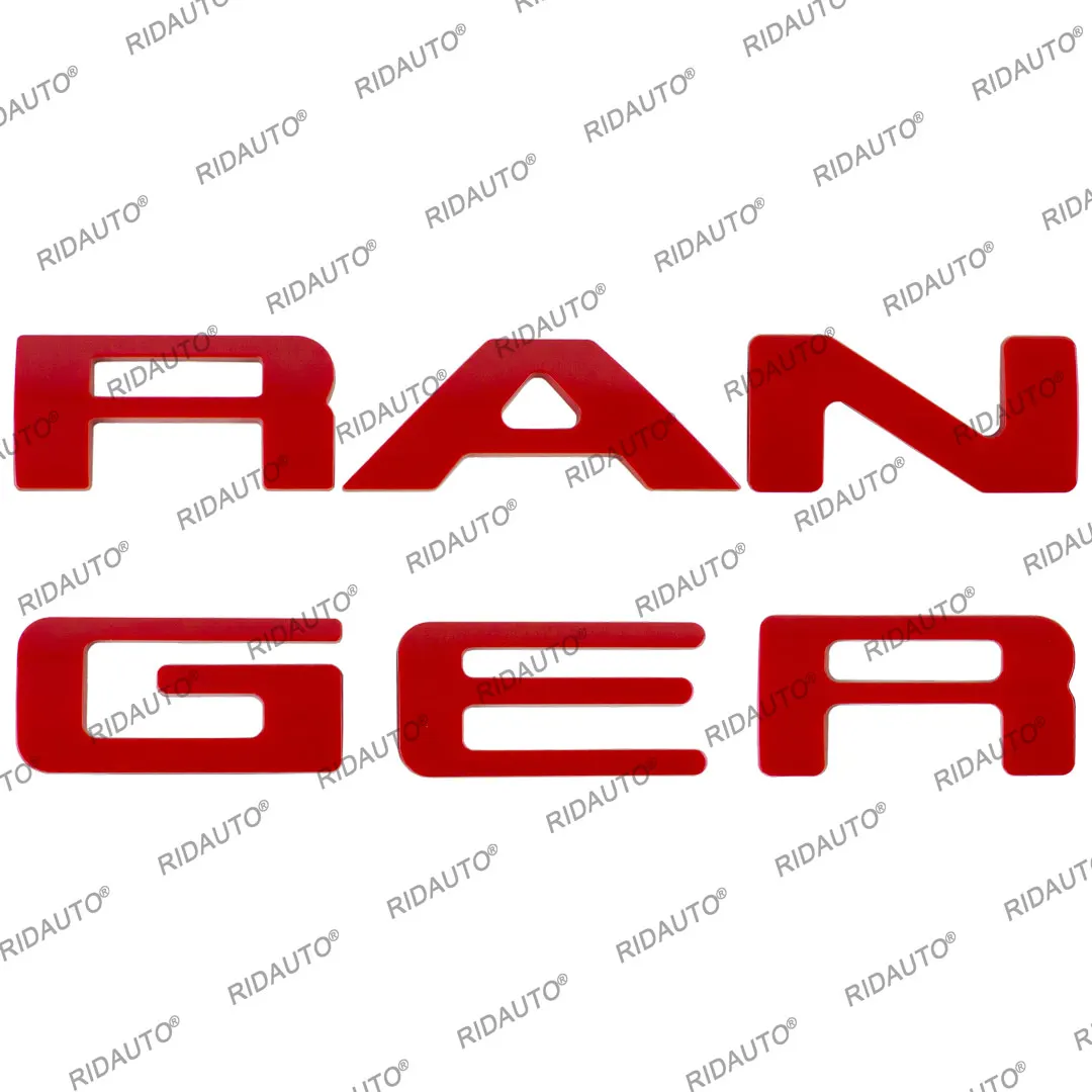 

3D эмблема задняя дверь логотип буквы ABS для Ford Ranger T9 2022 2023 Wildtrak Sport XLT XL + XL