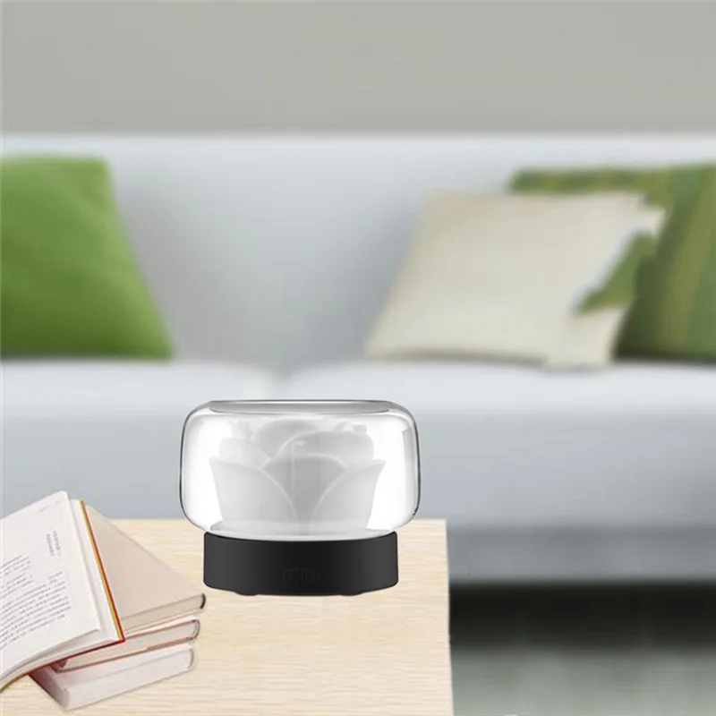 400 мл увлажнитель воздуха для очистки цветов ароматерапия диффузор эфирного