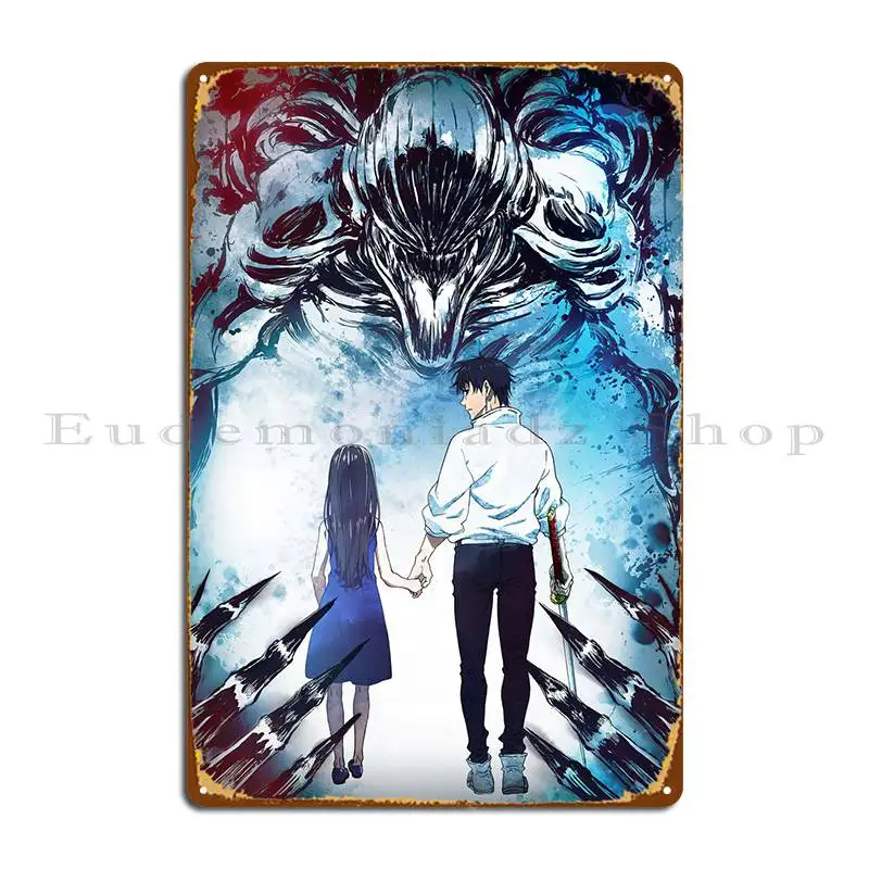 

Jujutsu Kaisen Metal Sign Design Customize Kitchen Home Character Tin Sign Poster