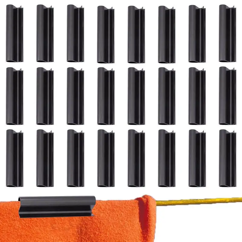 

Swimming Pool Cover Clip Butadiene Swimming Pool Cover Clamp Cover Clip Protective Black Hard Resistant To Rust For Pool