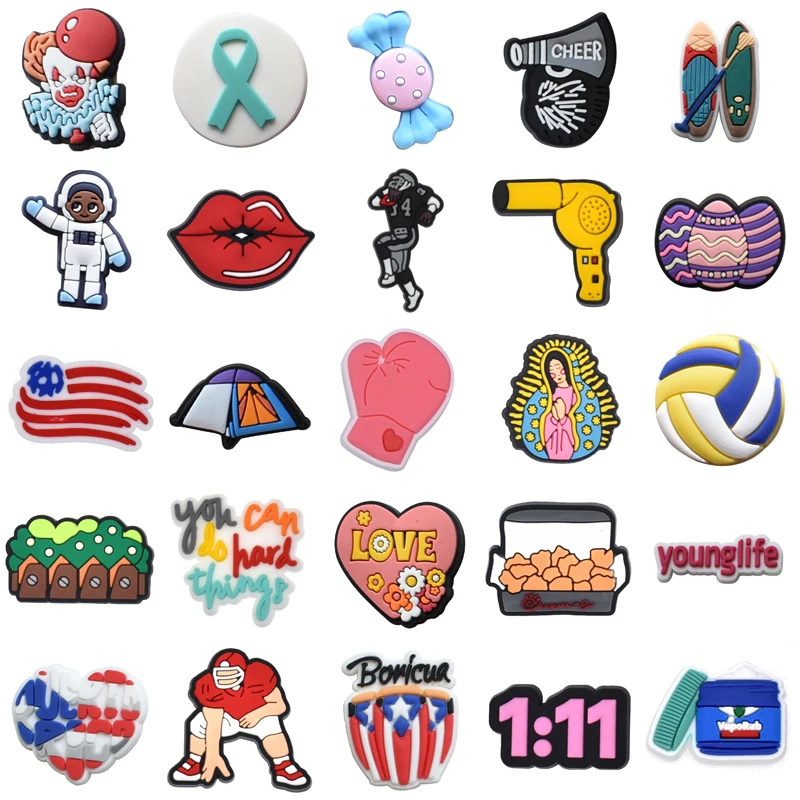 

Packs Gifts Para Pins Shoe Charms Kids Set Jeans Wholesale Bulk Boy Men Women Charm Decorations for Crocs Shoes Accessories Girl