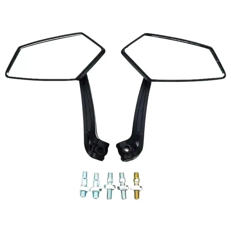 

2Pcs Motorcycle Rearview Mirrors Universal High Definition Motorbike Side Mirrors Riding Safety Mirrors Motorcycle Replacement