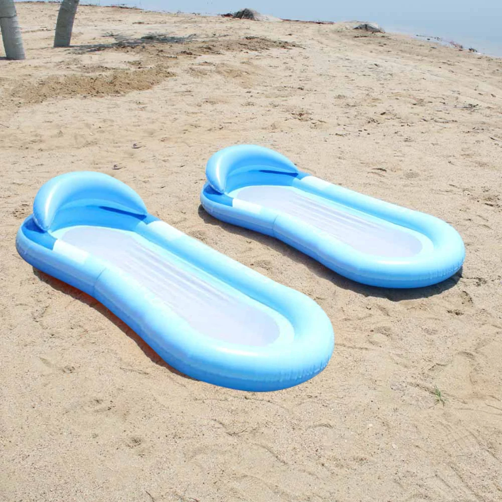 

Summer Air Mattresses Inflatable Water Sleeping Bed Floating Lounger Air Mattress Outdoor Toys Play Row Inflatable Air Bed