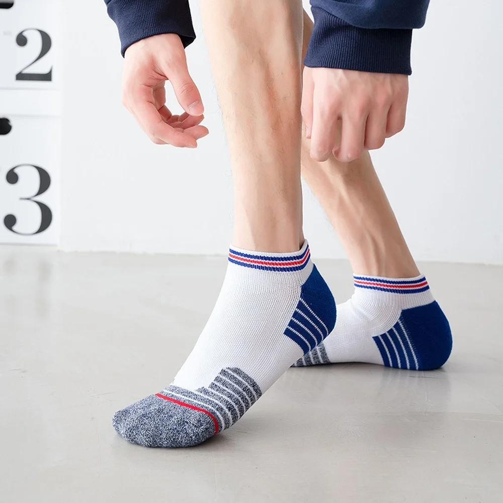 5 Pairs Professional High Quality Casual Men and Women Athletic Socks Foot Terry Thickened Nylon Outdoor Running Sports Socks