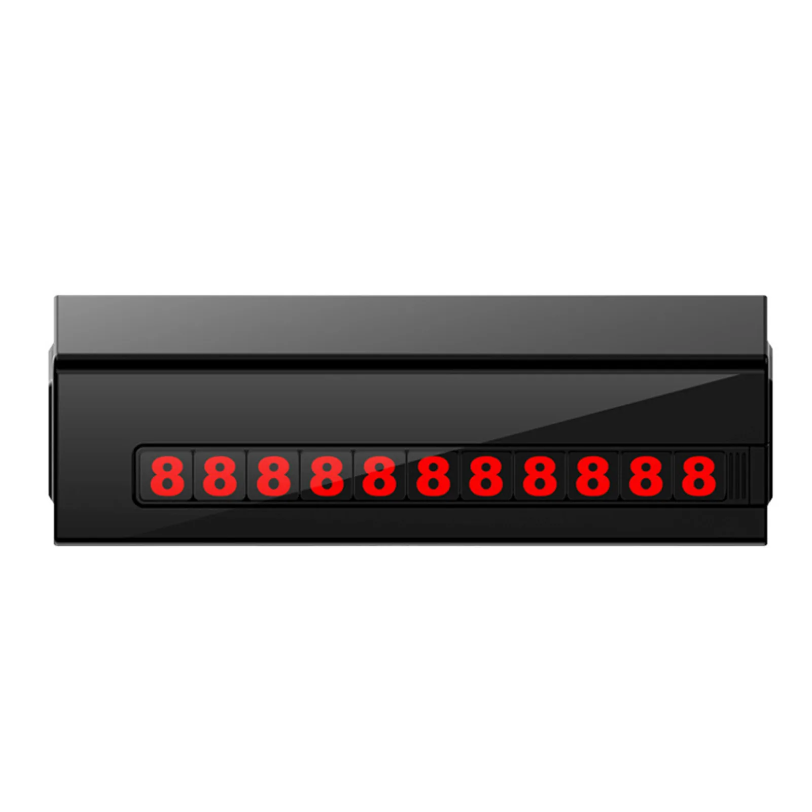 

Табличка с номером для временной парковки автомобиля