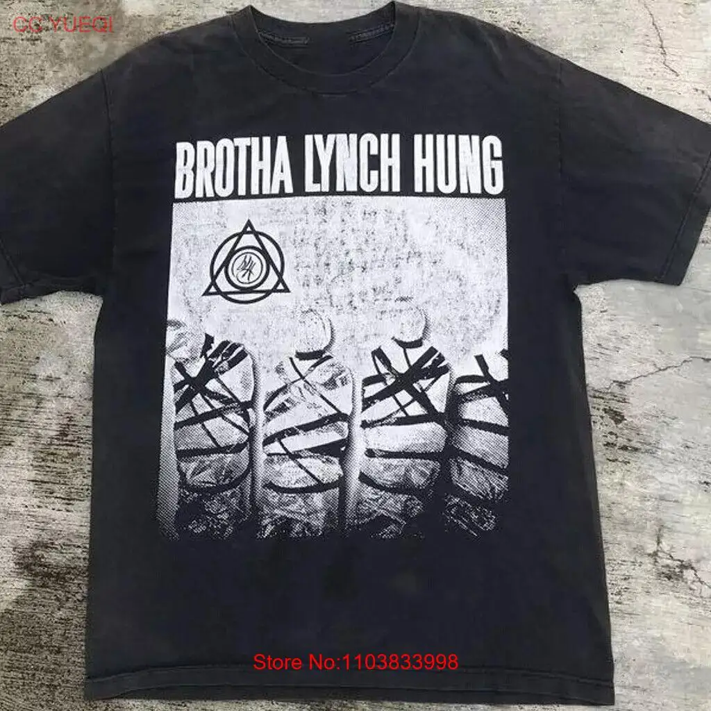 Черная футболка унисекс Brotha Lynch Hung rapper все размеры от S до 345Xl TA4857