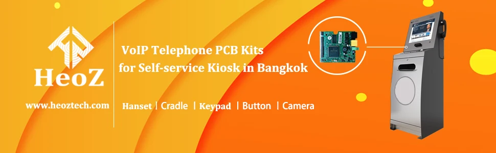 HeoZ IP-домофон второго поколения охранная печатная плата модуль VoIP решения для