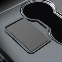 high quality acrylic car key position engine start card black for tesla model 3 2021 holder decoration car interior accessories