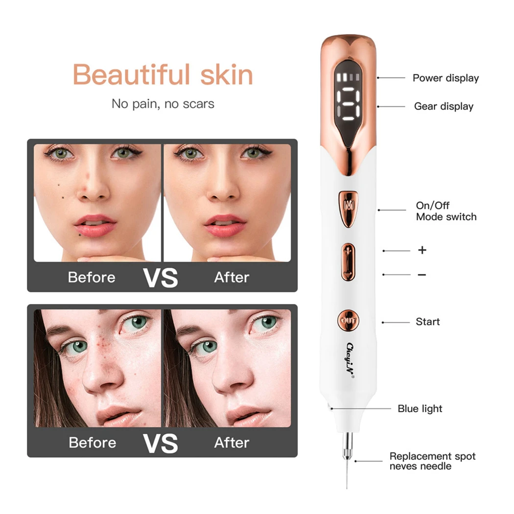 Лазерная ручка CkeyiN для ухода за кожей устройство лазерной фотосъемки с черными