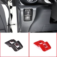 for 2022 toyota 86subaru brz abs carbon fiber car styling tailgate switch decorative frame sticker car interior accessories