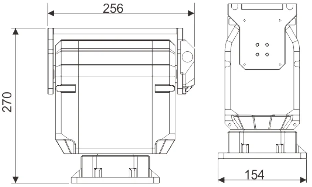 Наружная Червячная Шестерня из алюминиевого сплава pelco d p сверхмощная Поворотная