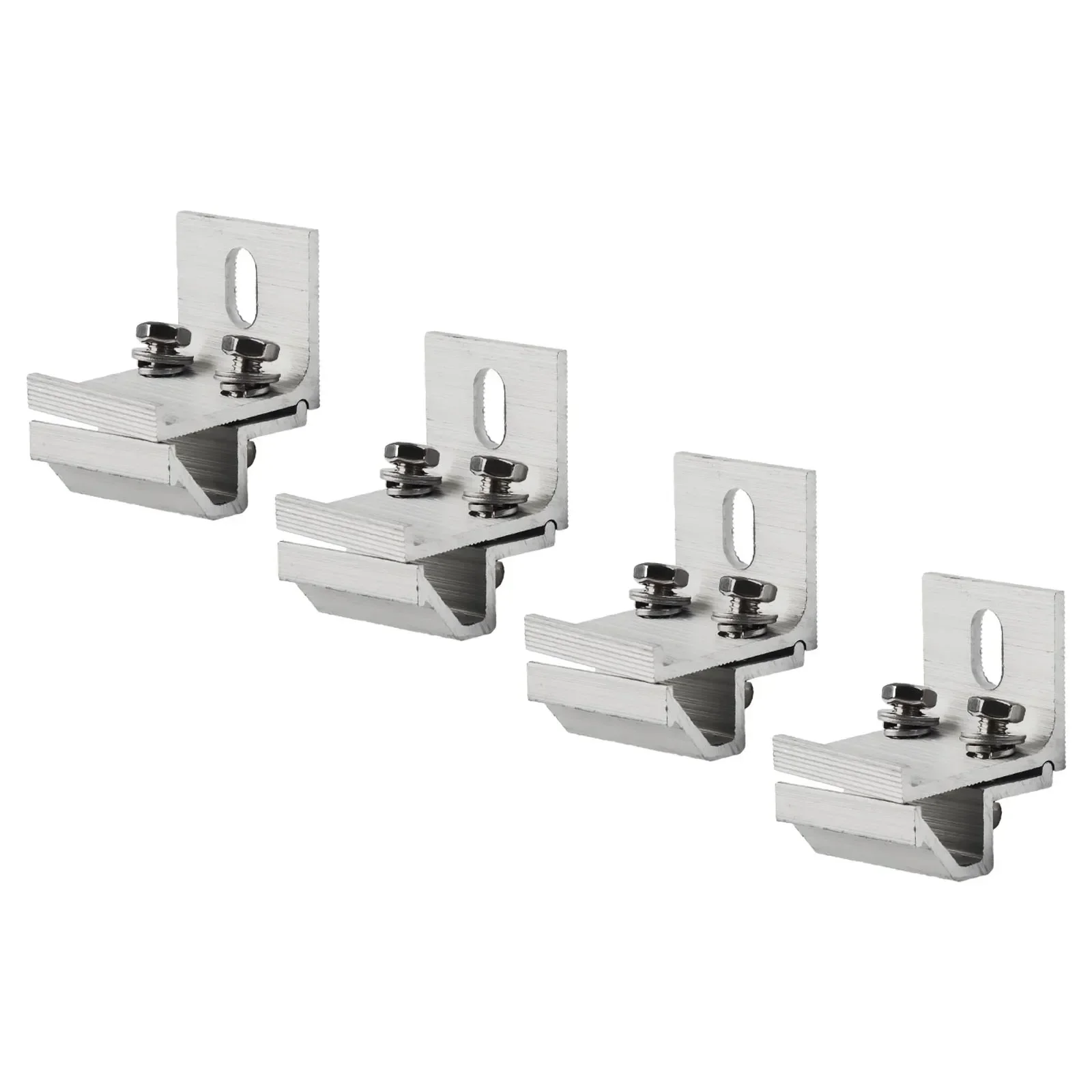 4 шт. кронштейн для солнечной панели крепежный зажим крепления на крышу зажимы