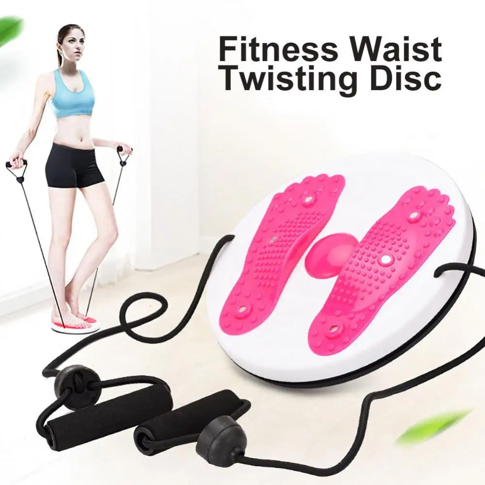

Twist Waist Disc Fitness Slim Rotating Plate Abdomen Exerciser with Pull Rope Abdomen Exerciser