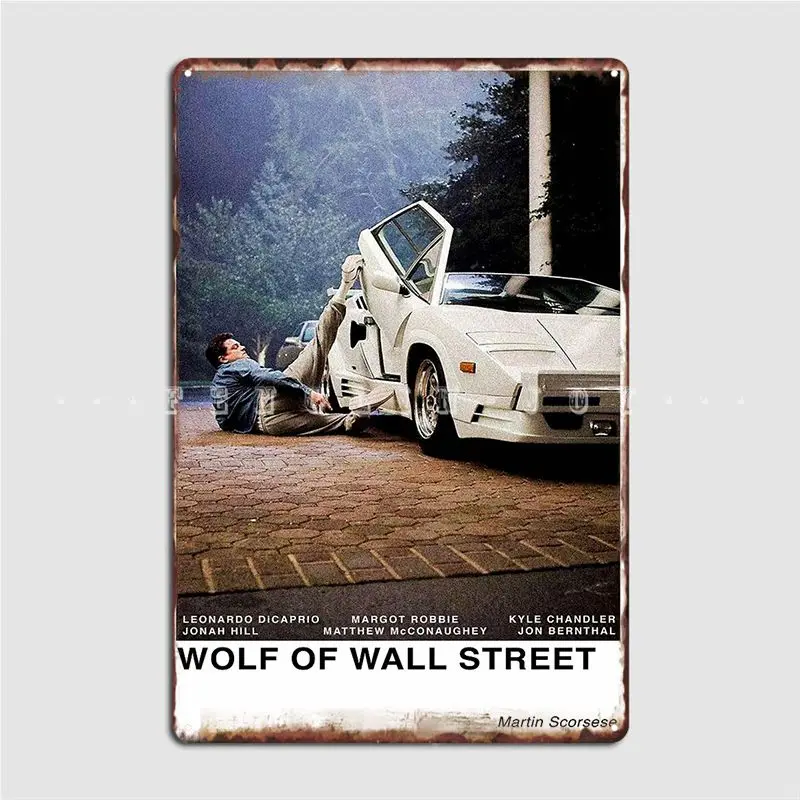 

Металлический знак «Wolf Of Wall Street», клубный бар, печатный Настенный декор, оловянные плакаты