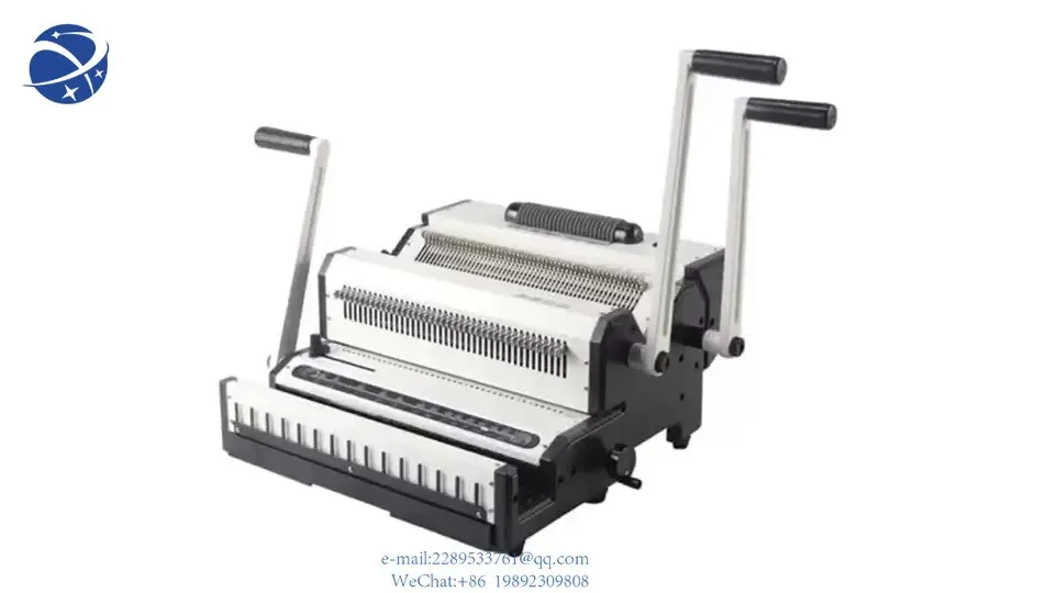 

YYHC book Case Binding Machine CW2500A Comb And Wire Binder