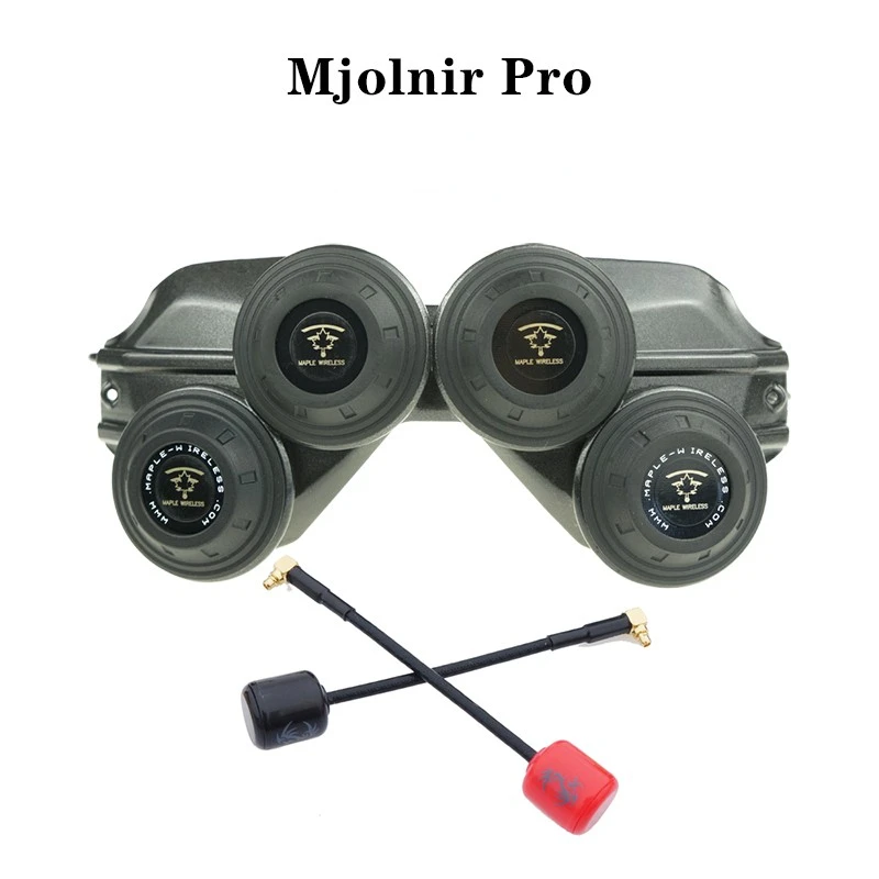 Цена Maple Wireless Mjolnir Pro 5,8G FPV комбинированная антенна для DJI FPV Goggles V1 V2 DIY Parts