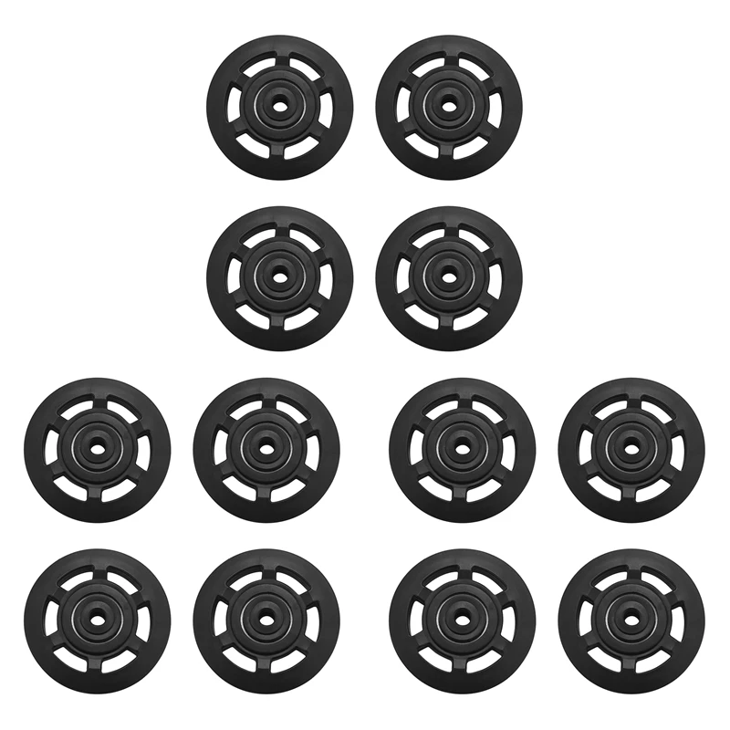 

12Pcs 95mm Universal Bearing Pulley Wheel Cable Fitness Equipments Accessories Gym Equipment Part Wearproof Tool