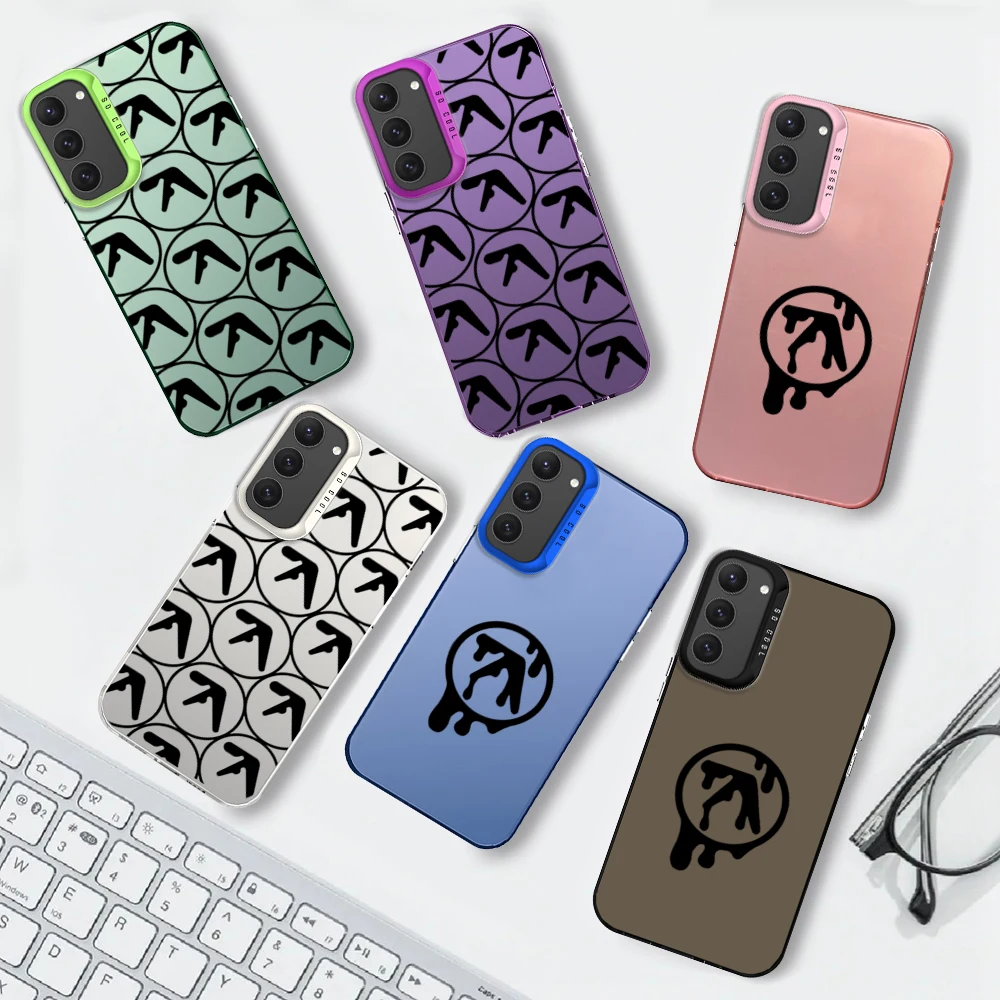 Фото Чехол для телефона с логотипом Aphex Twins Symbol для Samsung Galaxy S24 S23 S22 S21 S20 FE Ultra Plus 4G 5G Fall Matte №4