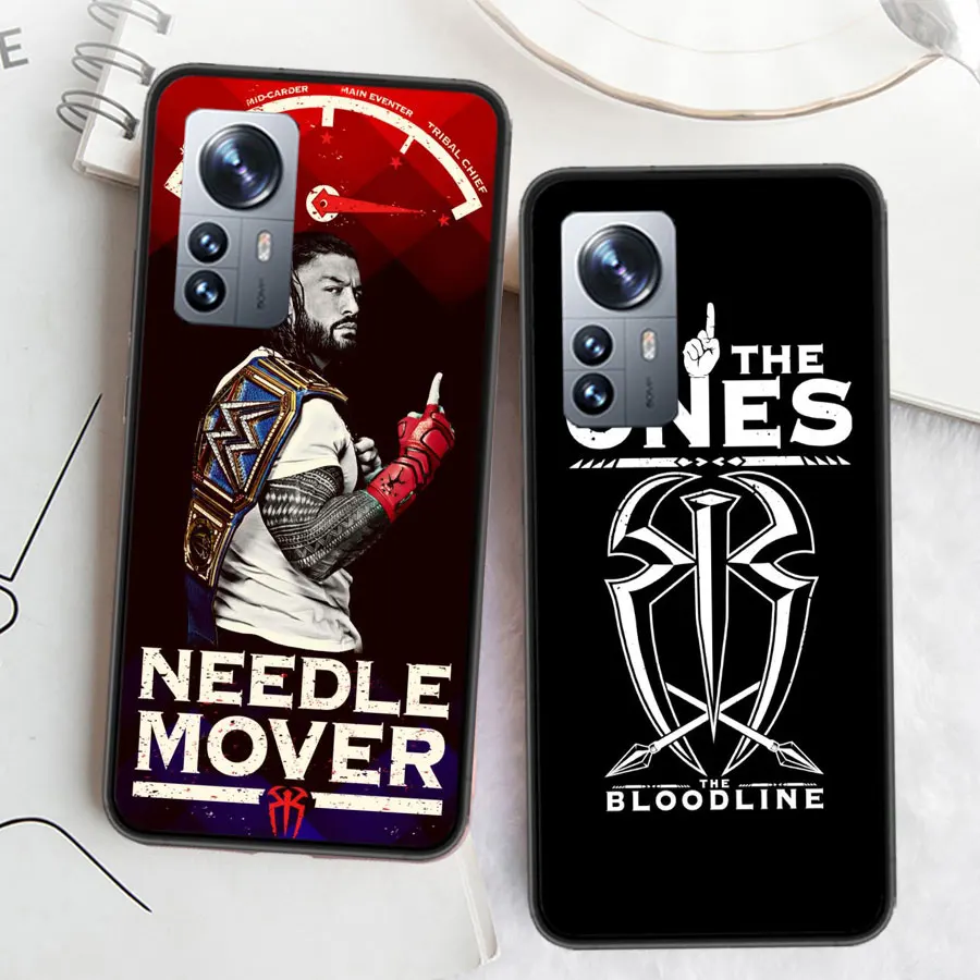 Чехол для телефона R-Roman Big Dog R-Reigns Xiaomi Poco X7 X6 X5 X4 X3 GT NFC M4 M5 Pro 5G M3 Mi F6 F5 F4 F3 F2 F1 Capa Coque TPU Co