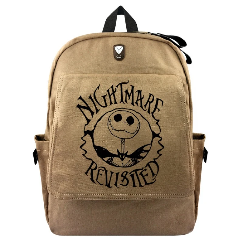 

Disney Backpacks Anime Jack Skellington School Bags Portable Travel Backpacks Large Capacity Storage Bags School Supplies Gifts